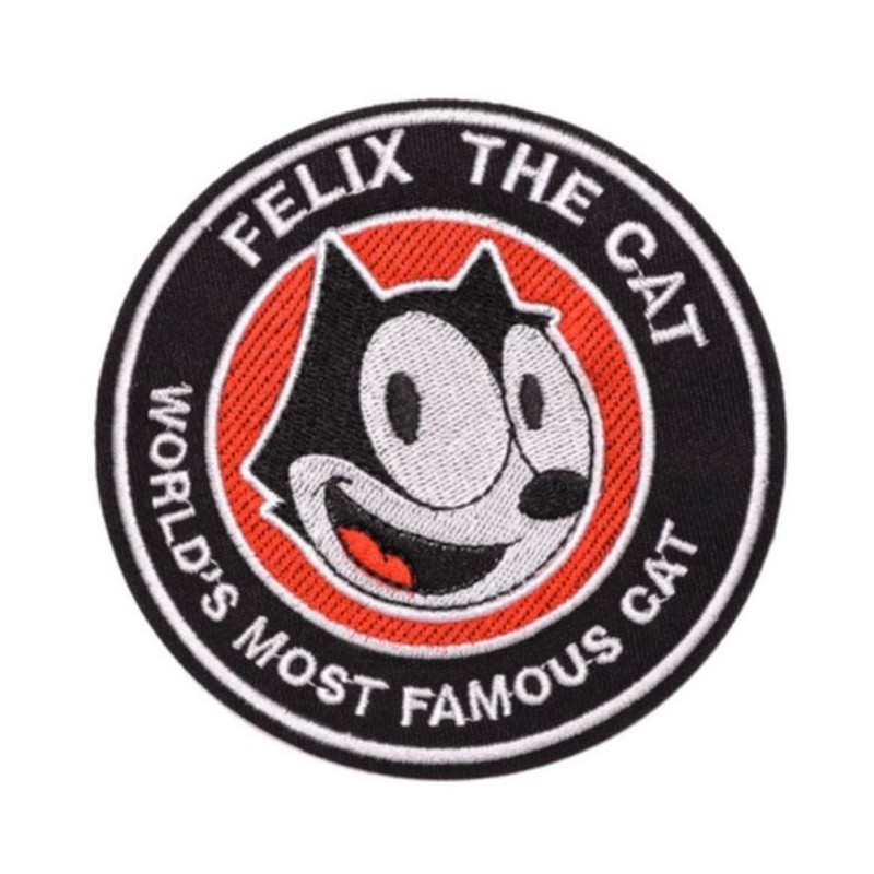 Aufnäher Felix die Katze World's Most Famous Cat 10,5 cm Bügelflicken Rock
