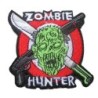 Aufbügler Zombie Hunter 7.5, 7.5cm Zombie Jäger Abzeichen
