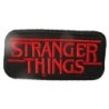 Patch Stranger Things Roue et Noir 8x4cm Écusson Thermocollant Série Culte
