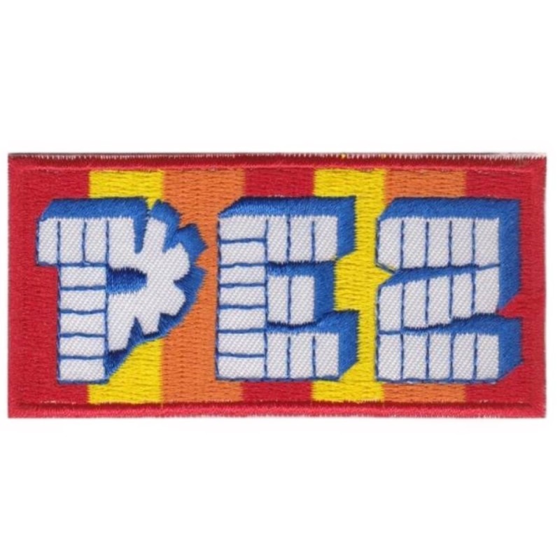 Patch Pez Bonbon Autrichien 9x4 cm Logo Thermocollant Écusson
