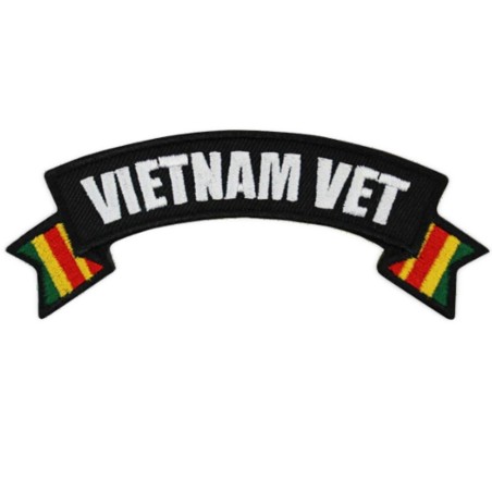 Patch hommage militaire Vietnam Vet 13x4 cm écusson thermocollant
