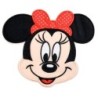 Großer Minnie-Aufnäher 21x17,5 cm, Thermotransfer-Applikation für Kinderkleidung
