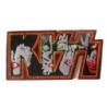 Patch KISS - Visage Petit 10x5 cm Rouge - Écusson Thermocollant Hard Rock
