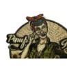 Patch Dusty Road Diva Pin Up Girl 7.5x7.5 cm Écusson Thermocollant
