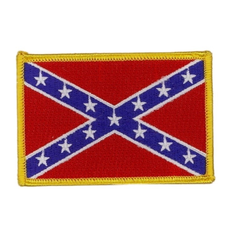 Patch Rebellenflagge Aufnäher zum Aufbügeln Biker Rock
