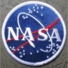 NASA Space runder Aufnäher 7,5 cm Bügelflicken USA Flagge
