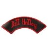 Patch Bill Halley Banderole Noir Rouge Écusson Rockabilly Fan Rock Roll
