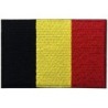 Belgien Flaggen Patch 6x3,5 cm Aufbügler Belgische Flagge
