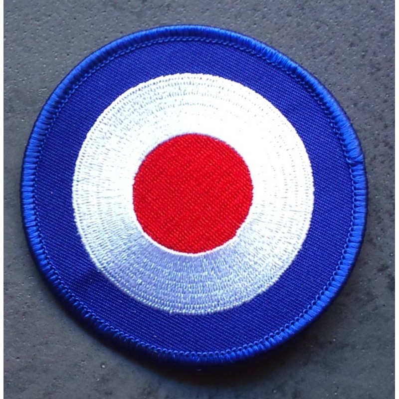 Patch Ziel Logo Vespa Mod Ziel Blau Aufnäher Rock Roll

