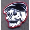 Patch Tête de Mort Rocker à Casquette Écusson Rockabilly
