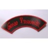 Patch Gene Vincent Banner Schwarz Rot Aufnäher Rockabilly Fan Rock'n'Roll
