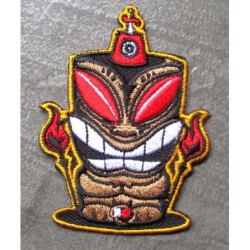patch tiki hawai rockab kustom kulture écusson thermocollant
