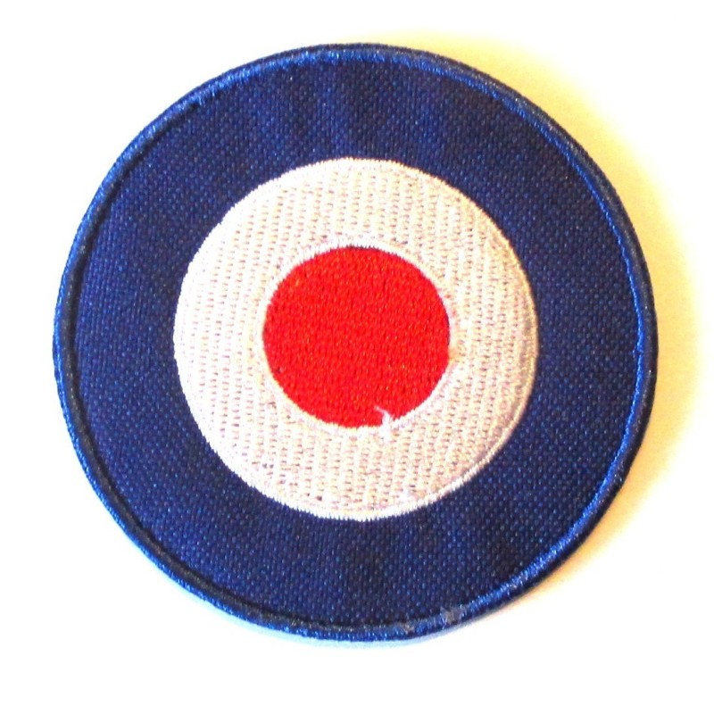 Patch Ziel Logo Vespa 6cm Mod Ziel Blau Aufnäher Rock Roll
