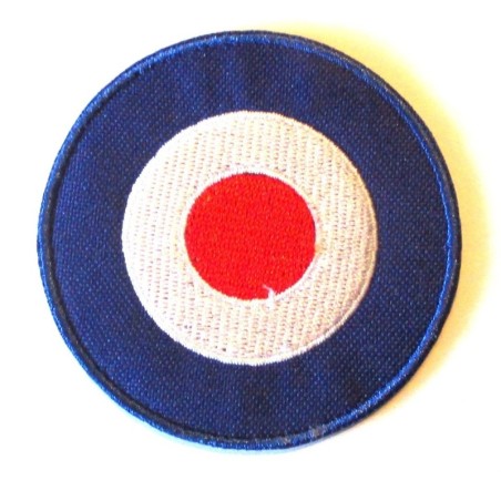 Patch Ziel Logo Vespa 6cm Mod Ziel Blau Aufnäher Rock Roll
