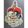 Sticker véritable nécromancie crâne qui s'embrasse - autocollant
