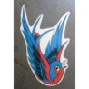 Sticker Hirondelle Rockabilly Tête à Droite Autocollant
