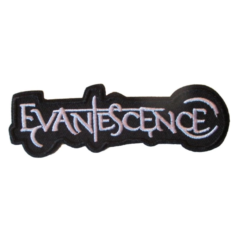 Patch Groupe Evanescence Noir Blanc 11x3.5 cm Écusson Thermocollant Rock
