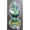 Aufkleber Grüne Sirene und Marine Anker Rockabilly Sticker
