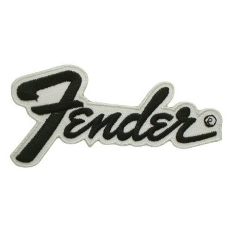 Patch Logo Fender Gitarre Musik Aufnäher zum Aufbügeln Fan Rock Roll
