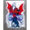 Sticker Teufelin Miss Fortune & 8 Ball Rockabilly Aufkleber
