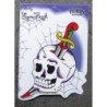 Aufkleber Schwert durch Schädel Rockabilly Totenkopf Autoaufkleber
