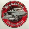 Sticker Kustom Spirit Coupé Américain Pinstripé Bigdaddyjo 10cm Autocollant Font Blanc
