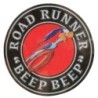 Sticker Bip Bip - Road Runner Noir Rouge 13cm - Autocollant Roadrunner
