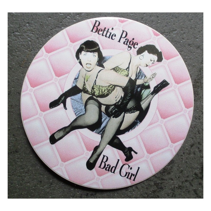 sticker bettie page fessée rond rose autocollant sexy pin up
**Sticker Bettie Page Fessée Rond Rose - Autocollant Sexy Pin-Up**
