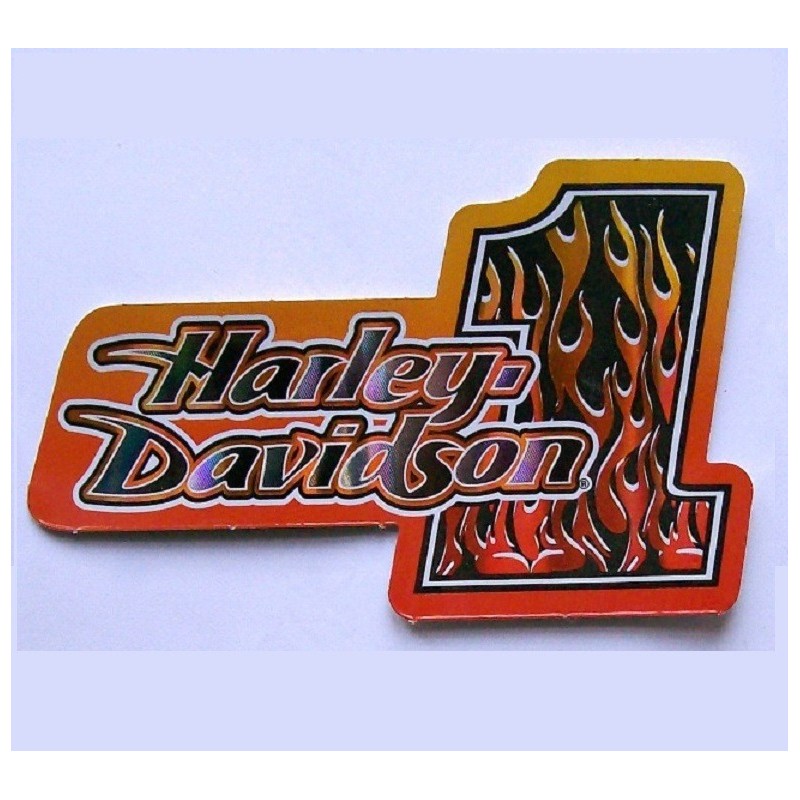 Sticker Harley Davidson 1 Flammes Autocollant Biker HD
