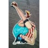 Aufkleber Pin Up Sexy Liberty Belle Deko Luftfahrt Autocollant
