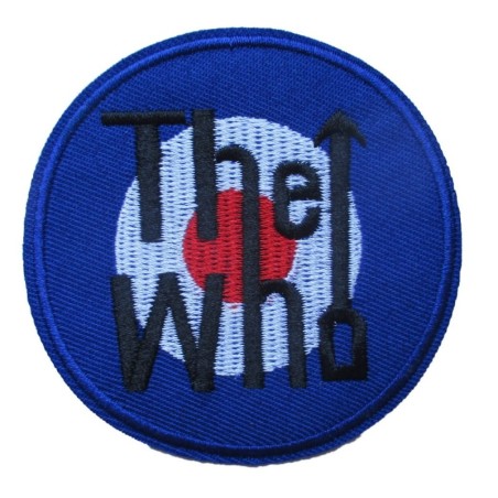 Patch The Who Gruppe, rund, 7,5 cm, Aufnäher für Jacke/Blouson
