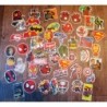 Lot de 50 autocollants de super-héros sur fond blanc, 5 à 8 cm - Décoration idéale à petit prix
