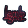 Patch Lamb of God Noir et Rouge - Écusson Veste Blouson
