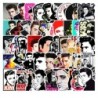 Lot de 50 Stickers Elvis Presley - Le King du Rock and Roll