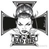 Sticker David Vicente Bad Girl et Croix de Malte
