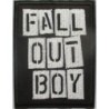 Patch du groupe Fall Out Boy 9x7 cm écusson thermocollant rock alternatif
