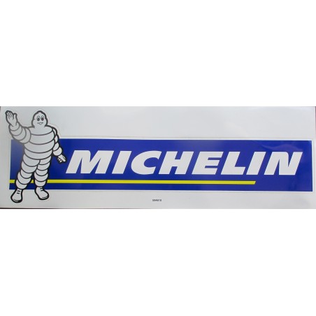 Großer Michelin Rechteckiger Aufkleber 50 x 15,5 cm Bibendum Aufkleber

