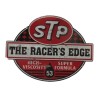 Sticker Fin STP Racer Edge Fin Vieilli 10.5x8 cm Autocollant Déco Garage
