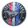 Patch Ford Mustang 60ème Anniversaire 1964-2024 9cm Écusson Thermocollant
