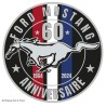 Patch Ford Mustang 60ème Anniversaire 1964-2024 9cm Écusson Thermocollant
