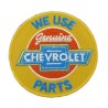 Patch We Use Genuine Chevrolet Parts 7.5 cm Écusson Thermocollant Veste Chemises
