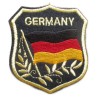 Patch Wappen Deutschland 8x7 cm Aufnäher Bügelbild Flagge
