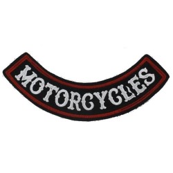 Lot de 3 grands écussons tête de loup solitaire pour moto, dos de veste, blouson biker motard
