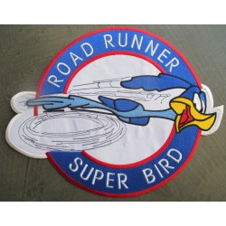 Großer Aufnäher Road Runner Super Bird 30x24 cm Bügelbild
