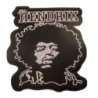 Patch Jimi Hendrix Gesicht Schwarz Weiß 9x8 cm Rock Aufnäher zum Aufbügeln Jacke Hemd
