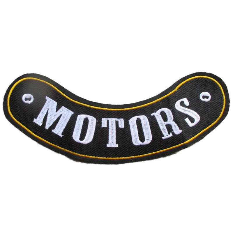 Großer Aufnäher Banner Motors 26 x 7 cm Rücken Aufnäher Jacke
