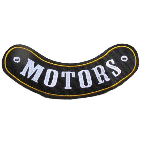 Großer Aufnäher Banner Motors 26 x 7 cm Rücken Aufnäher Jacke
