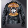 Großer Atom Cats Patch 26 x 20 cm Rockabilly Aufnäher Rücken Jacke Blouson Rock n Roll
