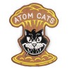 Großer Atom Cats Patch 26 x 20 cm Rockabilly Aufnäher Rücken Jacke Blouson Rock n Roll
