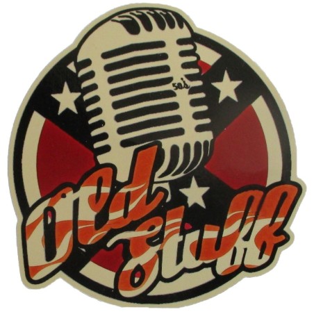 Sticker Vieux Micro Shure 13x13 cm Autocollant Old Stuff
